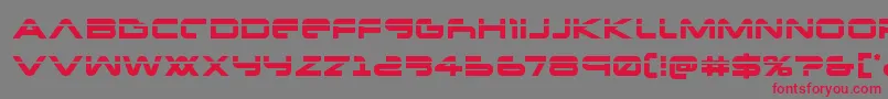 Newmarslaser Font – Red Fonts on Gray Background
