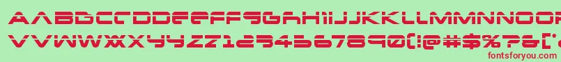 Newmarslaser Font – Red Fonts on Green Background