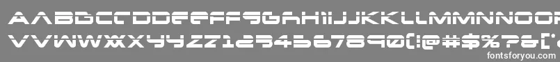Newmarslaser Font – White Fonts on Gray Background