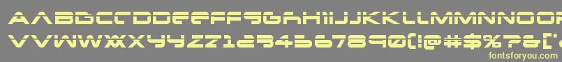 Newmarslaser Font – Yellow Fonts on Gray Background