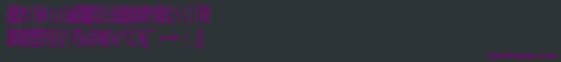 Moderntypographynf Font – Purple Fonts on Black Background