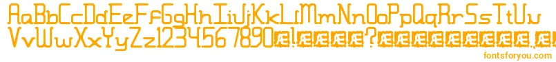 MoronicMisfireBrk Font – Orange Fonts