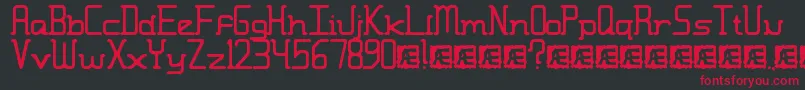 MoronicMisfireBrk Font – Red Fonts on Black Background