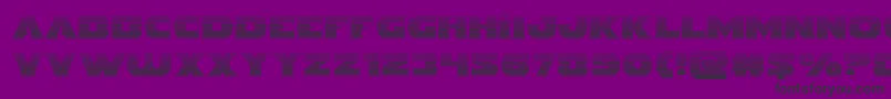 Indigodemongrad Font – Black Fonts on Purple Background