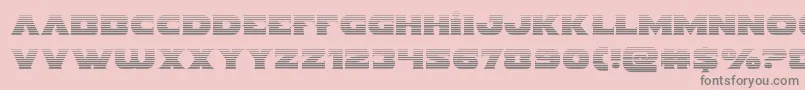 Шрифт Indigodemongrad – серые шрифты на розовом фоне