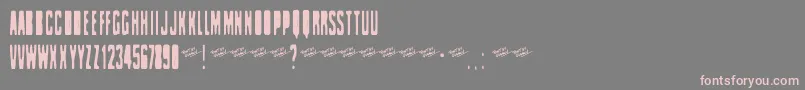Celofan Font – Pink Fonts on Gray Background