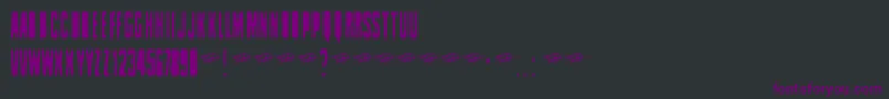 Celofan Font – Purple Fonts on Black Background