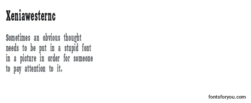 Xeniawesternc Font