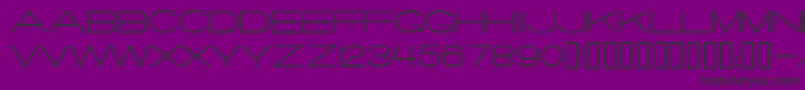 Salaryma Font – Black Fonts on Purple Background