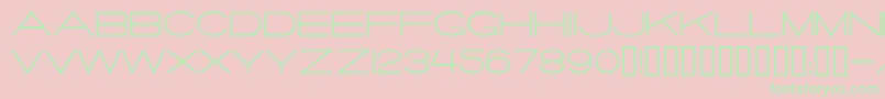 Salaryma Font – Green Fonts on Pink Background