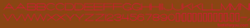 Salaryma Font – Red Fonts on Brown Background