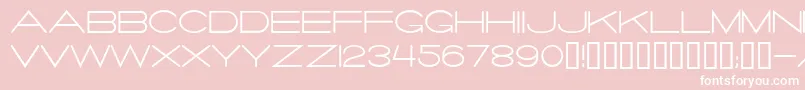 Шрифт Salaryma – белые шрифты на розовом фоне