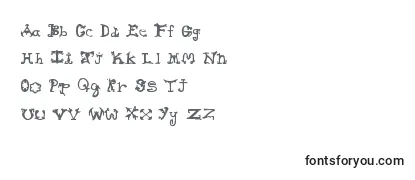 Hieroglyphlicks -fontin tarkastelu