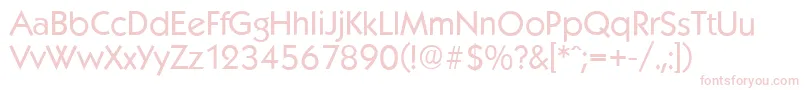 KoblenzserialRegular Font – Pink Fonts on White Background