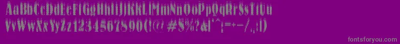 En savoir plus sur la police Kocity Police Kocity – polices grises sur fond violet