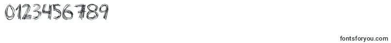 Scratchmyback-Schriftart – Schriften für Zahlen und Nummern