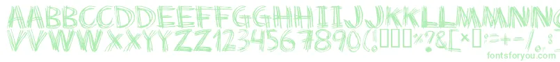Lisätietoja Scratchmyback-fontista Scratchmyback-fontti – vihreät fontit