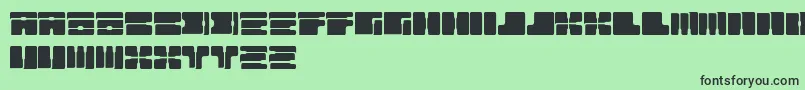 Cable Font – Black Fonts on Green Background
