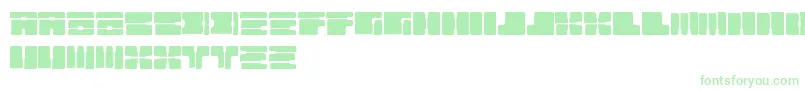Cable-Schriftart – Grüne Schriften
