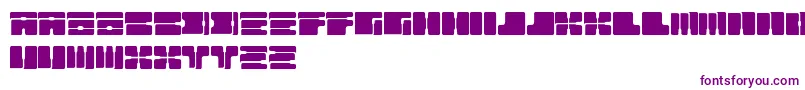 Cable Font – Purple Fonts on White Background