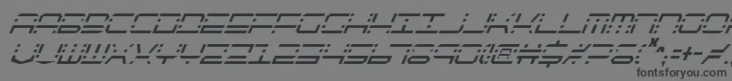 Шрифт Qqv2ci – чёрные шрифты на сером фоне