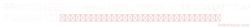 NauticalRegular Font – Pink Fonts on White Background