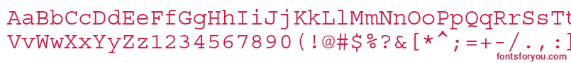 Courierstd Font – Red Fonts