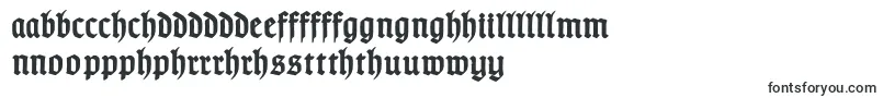 Шрифт GotischcBold – валлийские шрифты