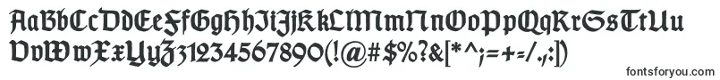Шрифт GotischcBold – неофициальные шрифты
