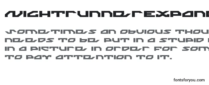 NightrunnerExpanded Font