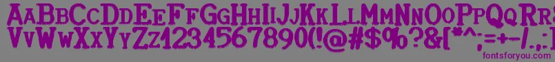 WindyDay Font – Purple Fonts on Gray Background