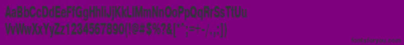 Pragmaticactt55b Font – Black Fonts on Purple Background