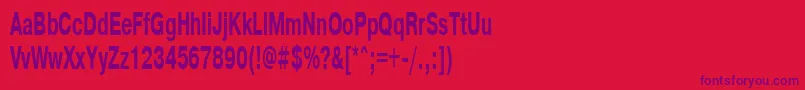 fuente Pragmaticactt55b – Fuentes Moradas Sobre Fondo Rojo