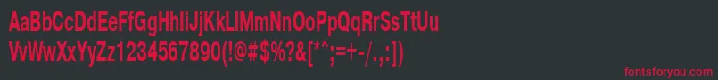 fuente Pragmaticactt55b – Fuentes Rojas Sobre Fondo Negro