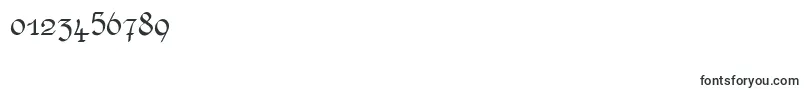 RostockKaligraph Font – Fonts for Numbers and Digits
