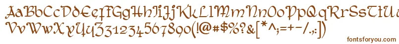 RostockKaligraph Font – Brown Fonts