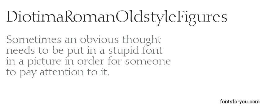 Review of the DiotimaRomanOldstyleFigures Font