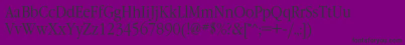 Garamondnarrowc Font – Black Fonts on Purple Background