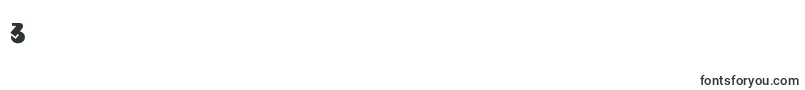 Mondoredondonf Font – Fonts for Digit 3