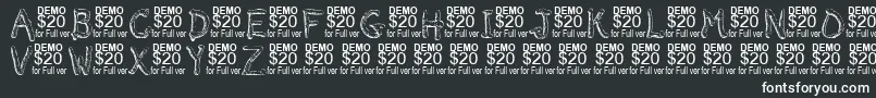 フォントSmeltdemo – 白い文字