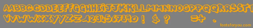 More about ThisNight Font ThisNight Font – Orange Fonts on Gray Background