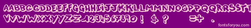 More about ThisNight Font ThisNight Font – Pink Fonts on Purple Background