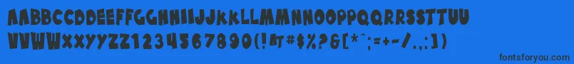 Lisätietoja SfPaleBottomCondensed-fontista SfPaleBottomCondensed-fontti – mustat fontit sinisellä taustalla