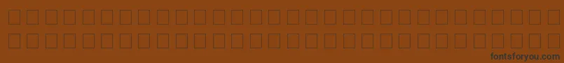 StealthyBastards Font – Black Fonts on Brown Background