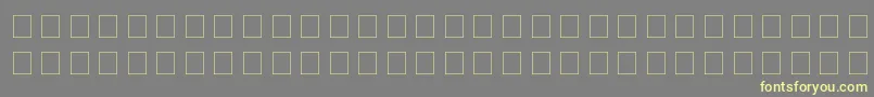 StealthyBastards-Schriftart – Gelbe Schriften auf grauem Hintergrund