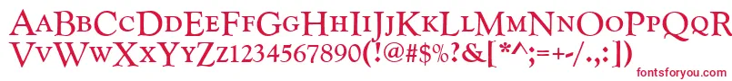 Goudycatdcdreg Font – Red Fonts