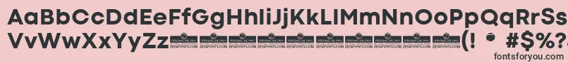 CodecColdExtraboldTrial Font – Black Fonts on Pink Background