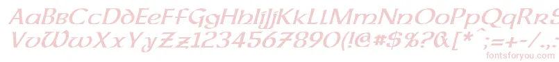 DalelandsUncialItalic Font – Pink Fonts on White Background