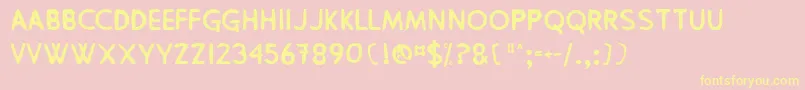 More about Pingpong Font Pingpong Font – Yellow Fonts on Pink Background