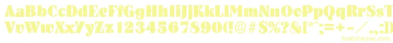 NashvilleserialHeavyRegular Font – Yellow Fonts